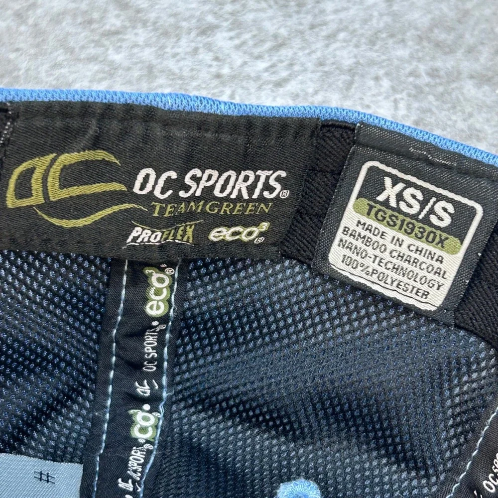 SB Logo Kids Light Blue OC Sports Baseball Cap Proflex Team Green XS/S